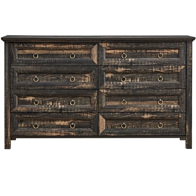 Dexmalle Farmhouse 8 Drawers Dresser Chests