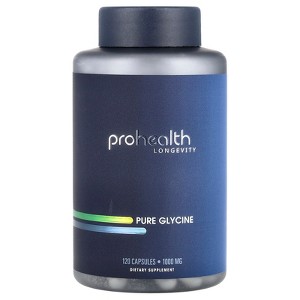 ProHealth Longevity Pure Glycine, 1,000 mg, 120 Capsules - 1 of 2