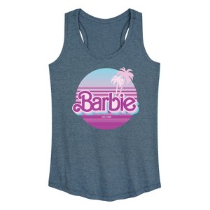 Women's - Barbie - Retro Style Graphic Racerback Tank - 1 of 4