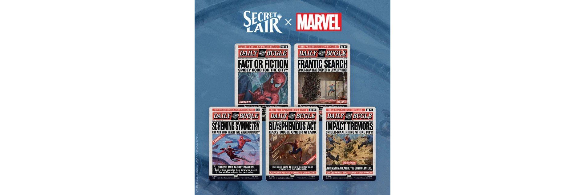Magic the Gathering Secret Lair x Marvel's Spider-Man: Daily Bugle Breaking News (Foil)