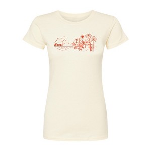 Women's - Disney - Stitch Hawaii Fitted Graphic T-Shirt - 1 of 2