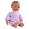 Kaplan Early Learning Soft Body 16" Doll with Blanket - Purple Outfit - 2 of 3