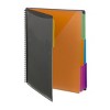 Smead Poly Project Organizer, Letter Size, 1/3-Cut tab, Gray with Bright Colors (89207) - 3 of 4