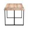 NicBex Dining Room Table for 4 Industrial 55.1" Long Dining Table Counter Height Table with Metal Legs for Dining Rooms - 4 of 4