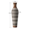 GDFStudio Laurel  Artificial Rattan Floor Bottle 39.4" Vase - 3 of 4