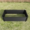 Chic Crate Metal Raised Garden Bed 4x2x1ft – Black | Flowers/Veg/Herbs | Durable Outdoor Planter - 3 of 4