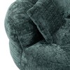 Sapphtopaz Chenille Bean Bag Chair with 3 Pillows, High-Density Foam Couch with High Back for Adults and Kids, Lounger Sofa for Living Room - 4 of 4