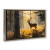 Stupell Industries Spotted Stag in Autumn Wilderness Floating Frame Canvas Art - 2 of 4