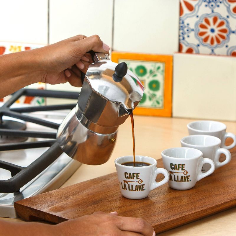 Cafe La Llave Espresso 100% Pure Dark Roast Ground Coffee - 10oz, 4 of 8