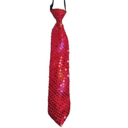 Sequin Rosette Neck Tie