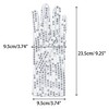 INSPIRE CHIC Women's Sequin Wrist Full Finger Sparkly Sleeves Gloves for Party Banquet Costume Prom Dress 1 Pair - 2 of 4