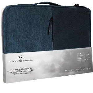 Jack Abrahams The Velocity Two-Tone Nylon Protective Padded Laptop Sleeve - 1 of 1