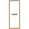 PosterPalooza | Panoramic Refined Gold Picture Frame - UV Acrylic, Foam Board Backing, Hanging Hardware - 2 of 4