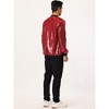INSPIRE CHIC Men's Party Disco Club Sequins Bomber Jacket - 4 of 4