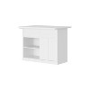 FUFU&GAGA Kitchen Island with StorageAdjustable table - 2 of 4