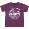 The Juniper Shop SmileyWorld Have The Day You Deserve Circle Toddler Short Sleeve Tee - 3 of 4