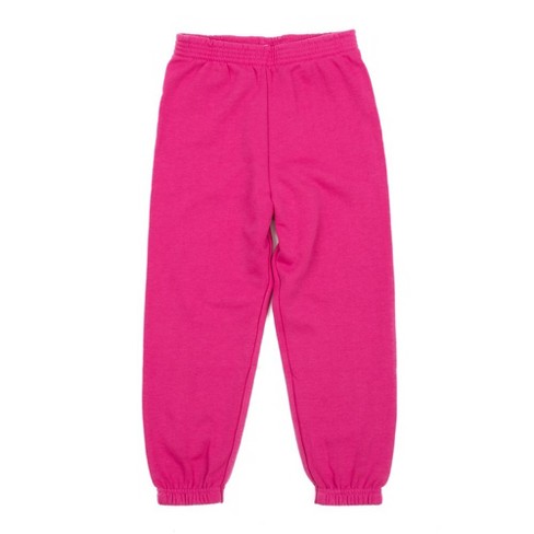 Leveret Kids Sweatpants Hot Pink 2 Year