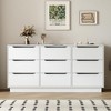 Lyngins Modern Drawers Dresser,Wood Chest of Drawers with Free Handle Design,Storage Furniture for Bedroom,Living Room - 2 of 4