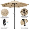Yaheetech 9FT Outdoor Patio Umbrella with Crank and Push Button to Tilt - 4 of 4
