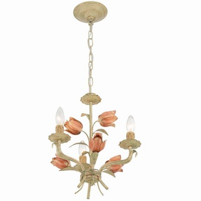 Crystorama Lighting Southport 3 - Light Chandelier in  Sage Rose