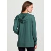 RBX Active Women's Ultra Lightweight French Terry V-Neck Hoodie Tunic Sweatshirt with Pocket - 2 of 4