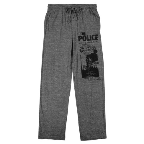 The Police Zenyatta Mondatta Tour Artwork Men’s Gray Heather Sleep Pajama  Pants-3XL