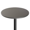 Winsome Tarah Pub Table Bar Height Slate Gray : Modern High Top Dining for Two, Metal Base - image 4 of 4