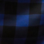 plaid black & navy