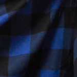 plaid black & navy