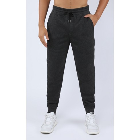 90 Degree By Reflex Mens Brushed Inside Basic Side Pocket Jogger, - Heather  Charcoal - X Large