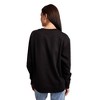 One Piece Luffy Icons Gold Foil Print Women’s Black Crew Neck Long Sleeve Fleece Sweatshirt - 4 of 4
