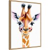 Amanti Art Giraffe by Ohkimiko  Framed Canvas Wall Art - 2 of 4