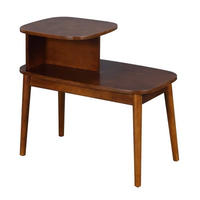 Maxwell Mid-Century Modern End Table Espresso - Breighton Home