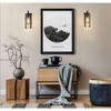 Alverton Transitional Matte Black Wall Sconce - 1-Light, Damp Rated, Arts & Crafts Style - 2 of 4