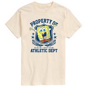 Men's - Spongebob Squarepants - Property Of Bikini Bottom Athletic Department Short Sleeve Graphic T-Shirt - 1 of 4