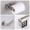 Itopfox 10 Piece Bathroom Hardware Set Brushed Nickel SUS304 Includes 2 23.6 Inch Towel Bars 2 Rings 2 Toilet Paper Holders 4 Hooks - 4 of 4