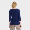 3/4 Sleeve Boat Neck Maternity T-Shirt - Isabel Maternity by Ingrid & Isabel™ - 2 of 3