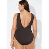 Swimsuits for All Women's Plus Size Surplice One Piece Swimsuit - 3 of 4