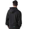 Future Planet Mens Globe Premium Fleece Lined Soft Cotton Pullover Hoodie Sweatshirt Loose Fit-Black Size Small - 2 of 4