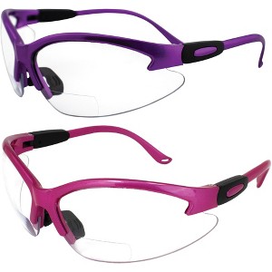 2 Pairs of Birdz Eyewear Flamingo BIFOCAL Safety Glasses - 1 of 4