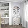 Metal Bike Wall Decor with Seat, Basket and Handles - Olivia & May: Iron Artwork, Vintage Style, Vertical Display - 4 of 4