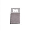Slickblue 3.5" Leatherette & Stainless Steel Bottle Opener, Available in Navy, Black, Grey & Caramel - 2 of 2