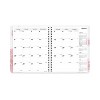 Essential Collection Ruled Monthly Planner, Pink Daisy Artwork, 8.88 x 7.13, Black/Pink Cover, 14-Month: Dec 2025 to Jan 2027 - 2 of 4