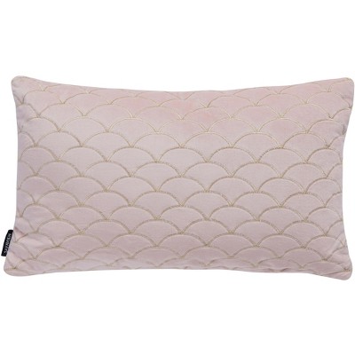 Roselen Pillow - Blush/Gold - 12" X 20" - Safavieh