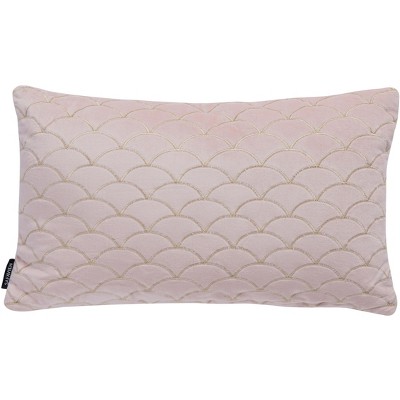 Roselen Pillow - Blush/Gold - 12" X 20" - Safavieh