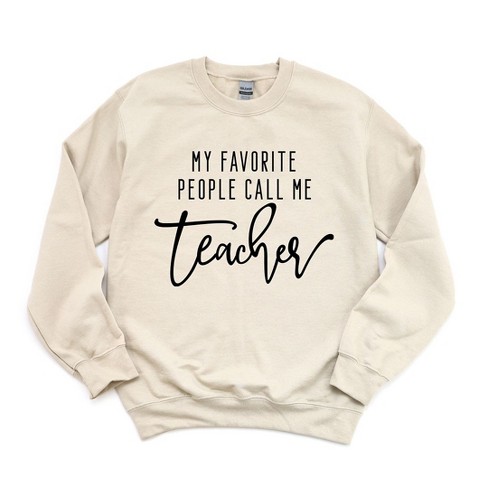 Quilted TEACH Sweatshirt - Sage main image 0