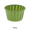 Unique Bargains Curled Rim Disposable Baking Cups Greaseproof Paper 2.56" x 1.57" 50Pcs - 4 of 4