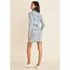 VENUS Womens Denim Shirt Dress - 2 of 4