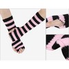 INSPIRE CHIC Women's Elastic Knit Winter Half Finger Thumb Hole Y2K Sleeves Gloves for Christmas Windproof 1 Pair - 3 of 4