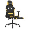 vidaXL Adjustable Gaming Chair with Massage Function - Ergonomic Design, Comfortable Foam Padding, outfitted with Footrest, Polyester Fabric - 4 of 4